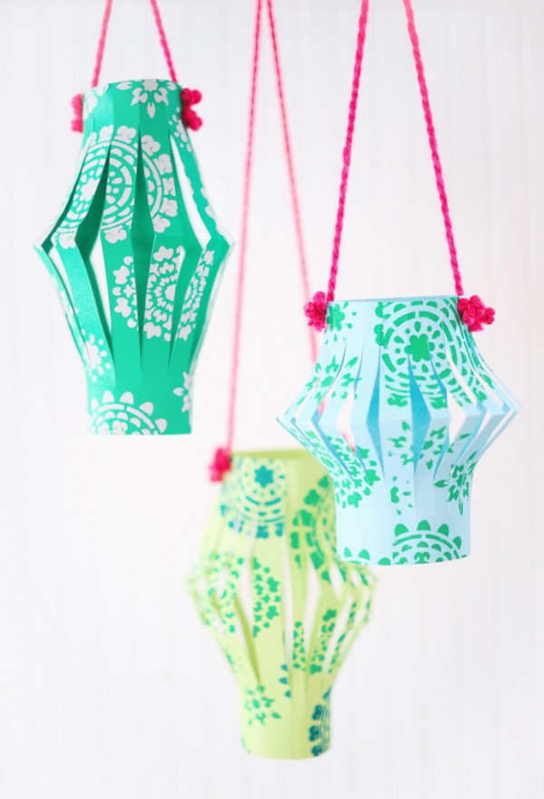 The best craft projects to make with kids, via We-Are-Scout.com: Chinese paper lanterns.