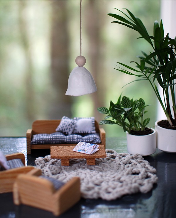 Scandi summer house-style doll house makeover. Photos by Lisa Tilse for We Are Scout. Photo: Lisa Tilse for We Are Scout
