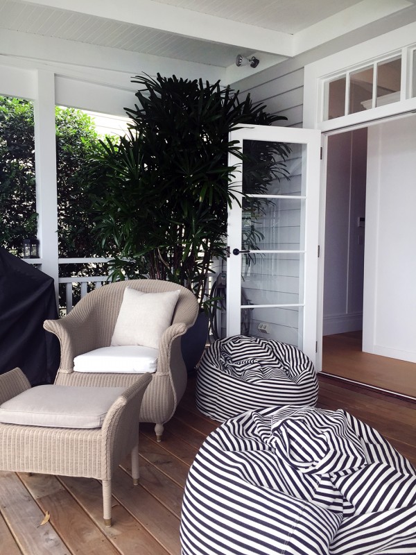 Relaxed living on the deck. Photo by Rebecca Lowrey Boyd.