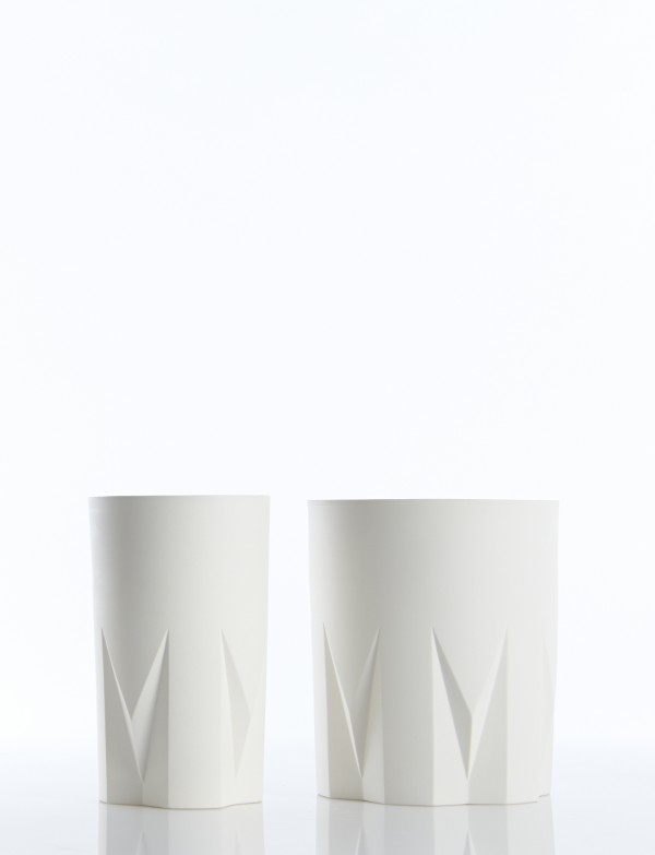 Scandinavian design: Queen series Q11 and Q12 vases by Piece of Denmark. 