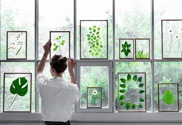 Scandinavian design: Oak and acrylic glass frames by Danish brand Moebe.