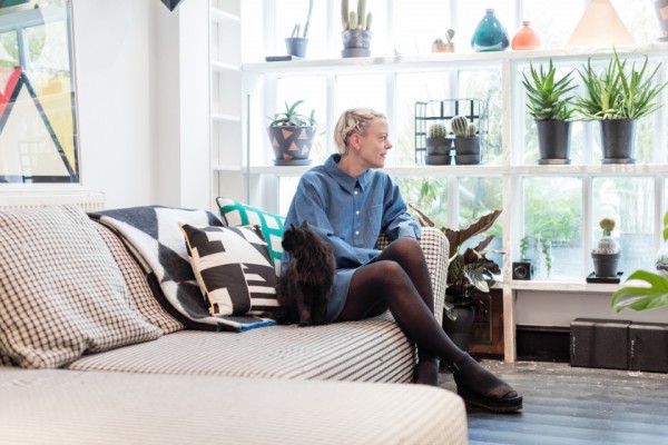 The London apartment of interior designer and co-founder of Darkroom, Rhonda Drakeford.