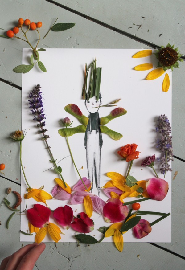 Gorgeous kids craft ideas: Make and Decorate Your Own Nature Paper Dolls by Mer Mag.