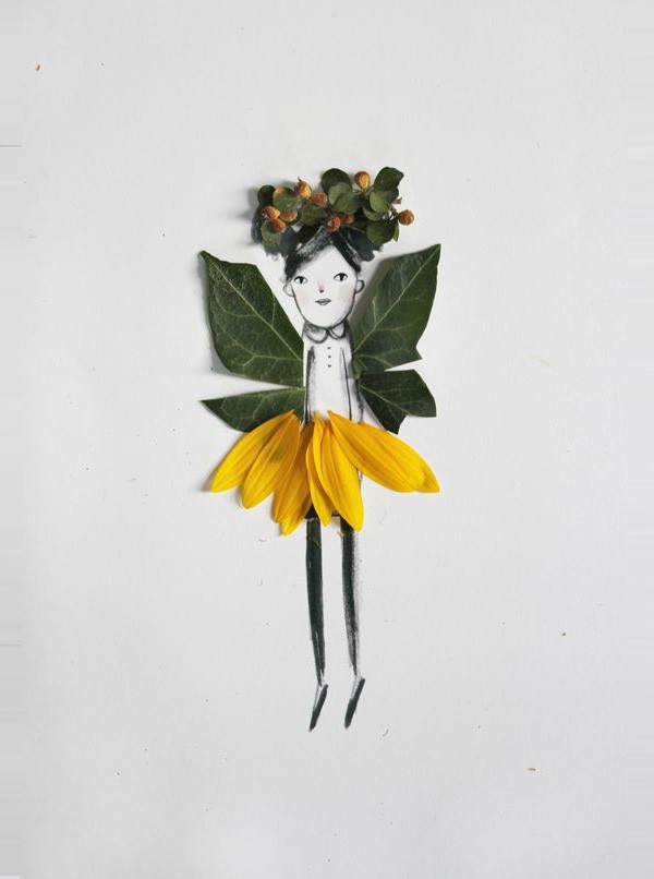 Gorgeous kids craft ideas: Make and Decorate Your Own Nature Paper Dolls by Mer Mag.