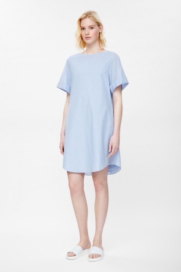 Cotton and linen dress, £69, from COS.