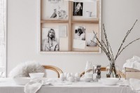 10 incredible ways to decorate your dinner table for a party: Part 4 White and simple details by Pella Hedeby/Stil Inspiration. Photography by Sara Medina Lind.