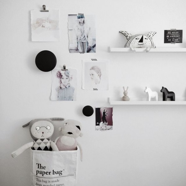 10 creative ways to use The Dots Wall Hooks in your Home, via We-Are-Scout.com.