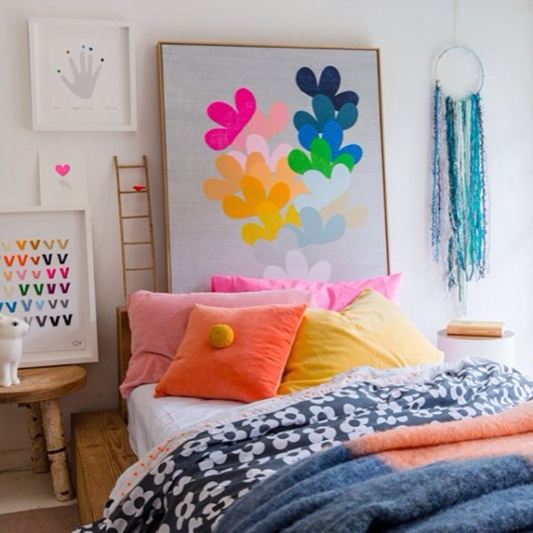 Rachel Castle's new winter artworks and bed linen. 