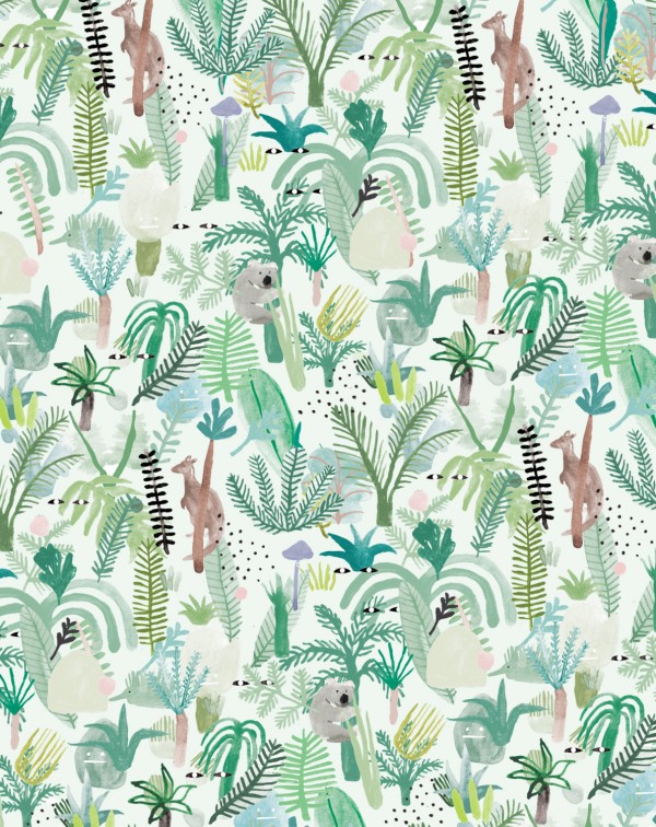 Fern Gully print, $30, by Min Pin Shop.