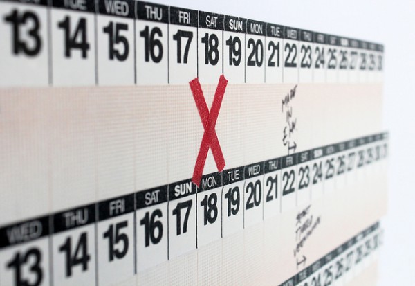 Masking Tape Calendar by mo man tai.