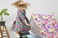 Wee Find: Such Great Heights New Collection Such Great Heights girls' dress, tent and cushions.