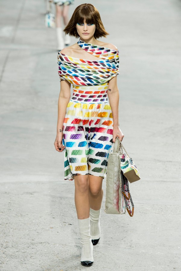 Spring 2014 Ready-to-Wear Chanel. Model Catherine McNeil (OUI), via Style.com.