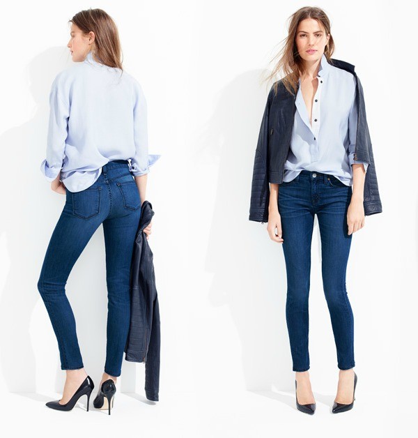 J.Crew’s toothpick (ankle-length) jeans.