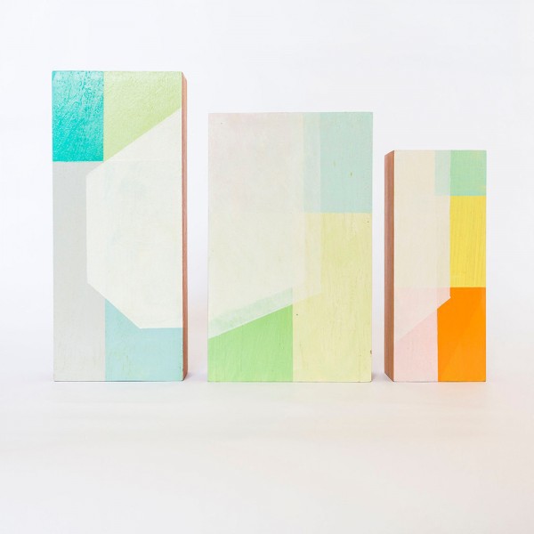 Happy Block original artwork - Set 7, $145 by mewe - Michelle Atzemis.
