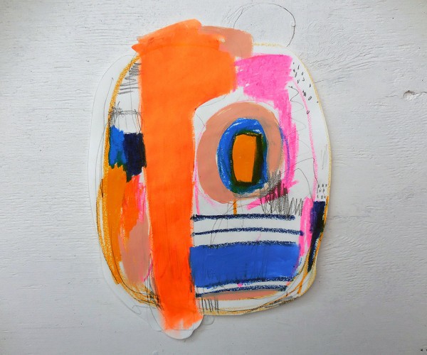Abstract painting, $95, by Sarah Donnell.