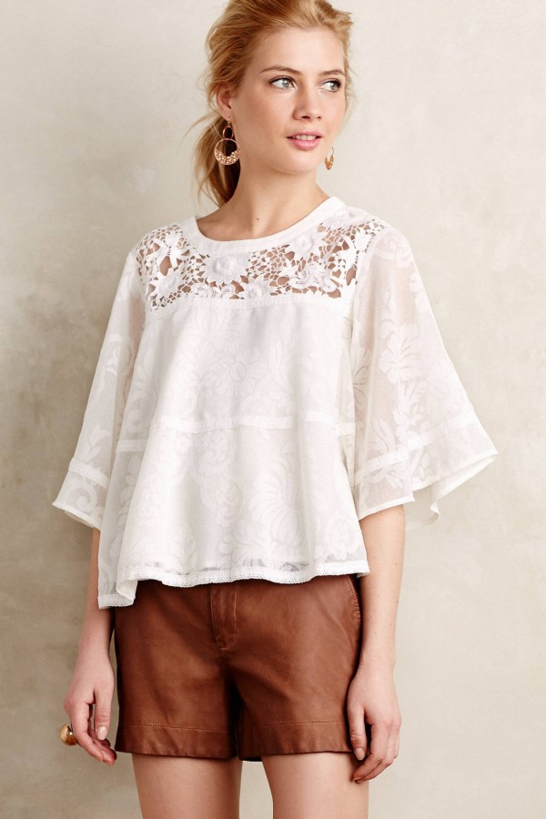 Vasanti Peasant Top by Vanessa Virginia, $98, from Anthropologie.