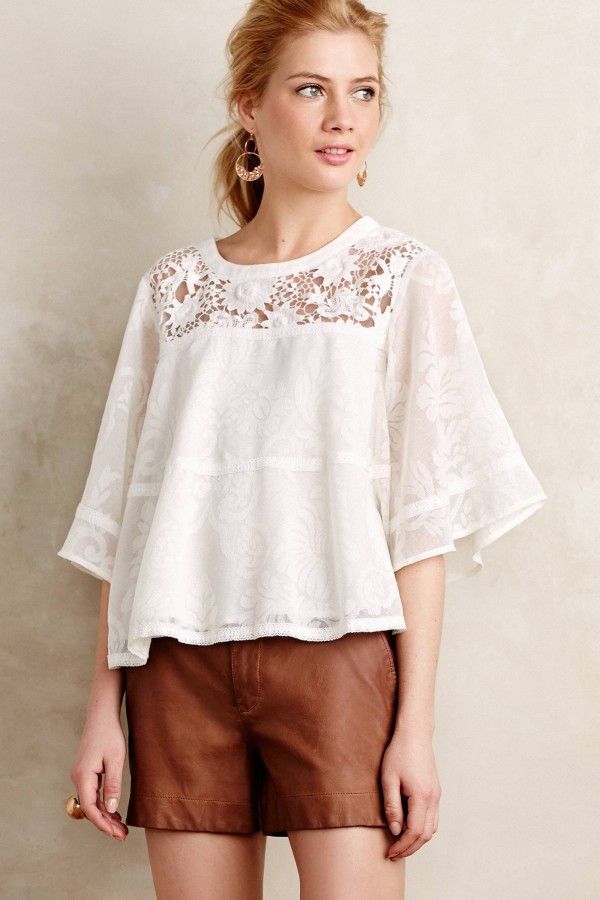 Vasanti Peasant Top by Vanessa Virginia, , from Anthropologie.