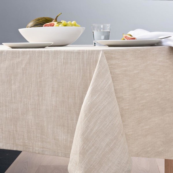 Kmart linen-look tablecloth.