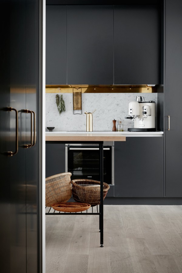 A lesson in monochrome. Gorgeous Swedish apartment, via Fantastic Frank.