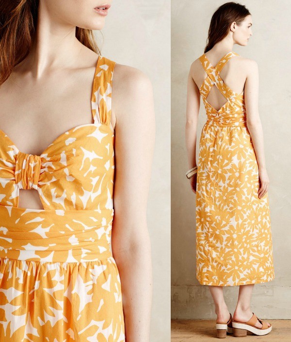 WHIT Two dress from Anthropologie, via We-Are-Scout.com.