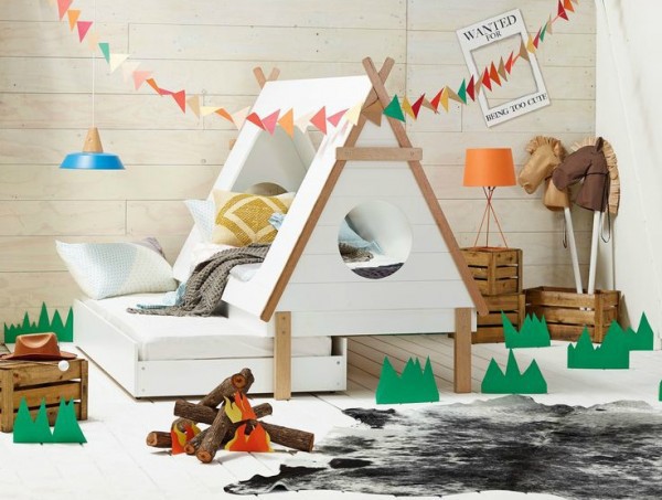 Amazing! Tee Pee Kids Trundle Bed from Domayne.