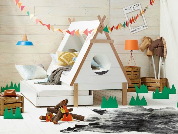 Amazing! Tee Pee Kids Trundle Bed from Domayne. 