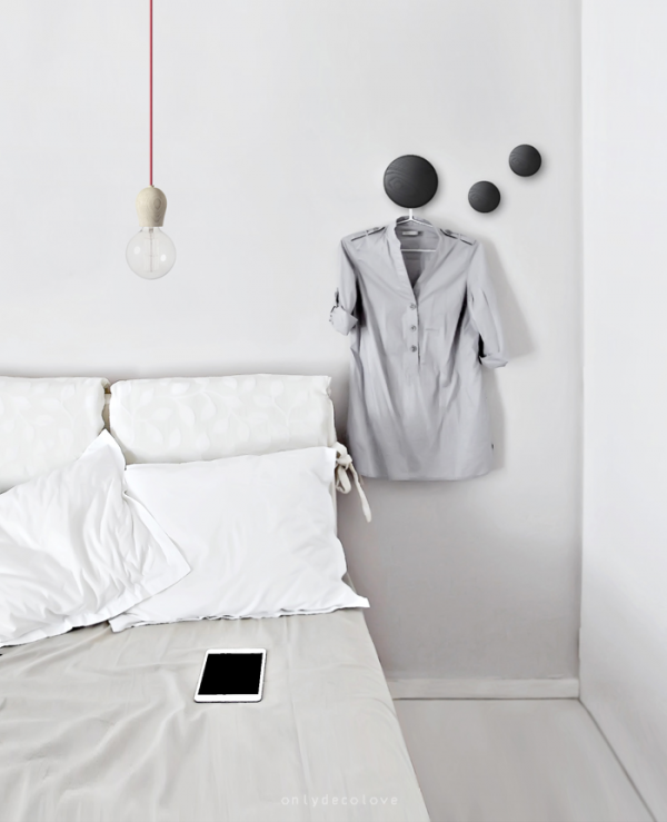 10 creative ways to use The Dots Wall Hooks in your Home, via We-Are-Scout.com. 
