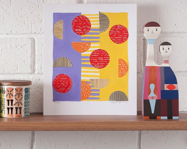 Spots and Stripes original painting, $35 by Kels O’Sullivan