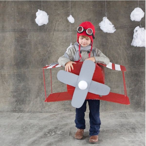 DIY Airplane costume by Oh Happy Day. 