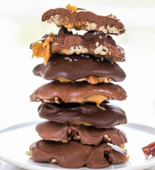 Homemade Turtles by Averie Cooks.