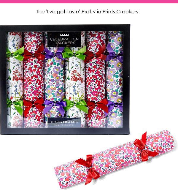 Multicolour Liberty Print Superior Christmas Crackers.
