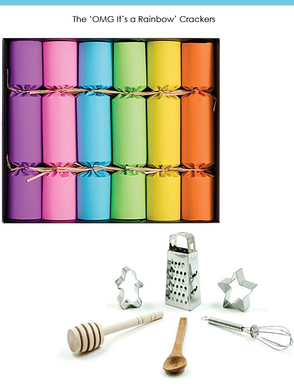 Natural rainbow crackers.