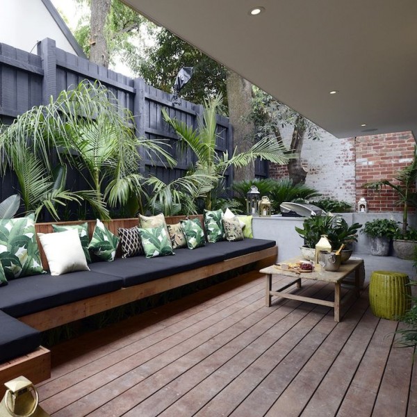 Gorgeous urban garden terrace. The top 12 looks from The Block: Triple Threat, via We-Are-Scout.com. Photo by Martin Philbey