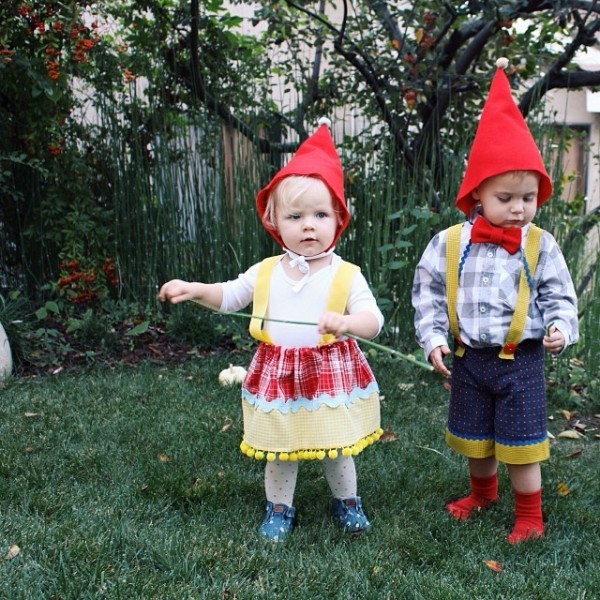DIY gnome costumes by Brooke White. 