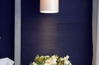 Love this pendant lamp and the sisal wallpaper! The top 12 looks from The Block: Triple Threat, via We-Are-Scout.com.
