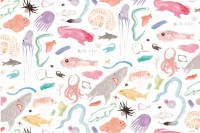 Shopping Guide: Etsy Design Awards 2015 Finalists TERROR AUSTRALIS TEATOWEL by MinPinShop.