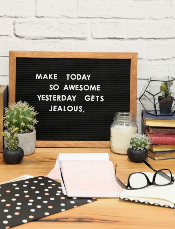 Retro-style felt noticeboards from Typo.