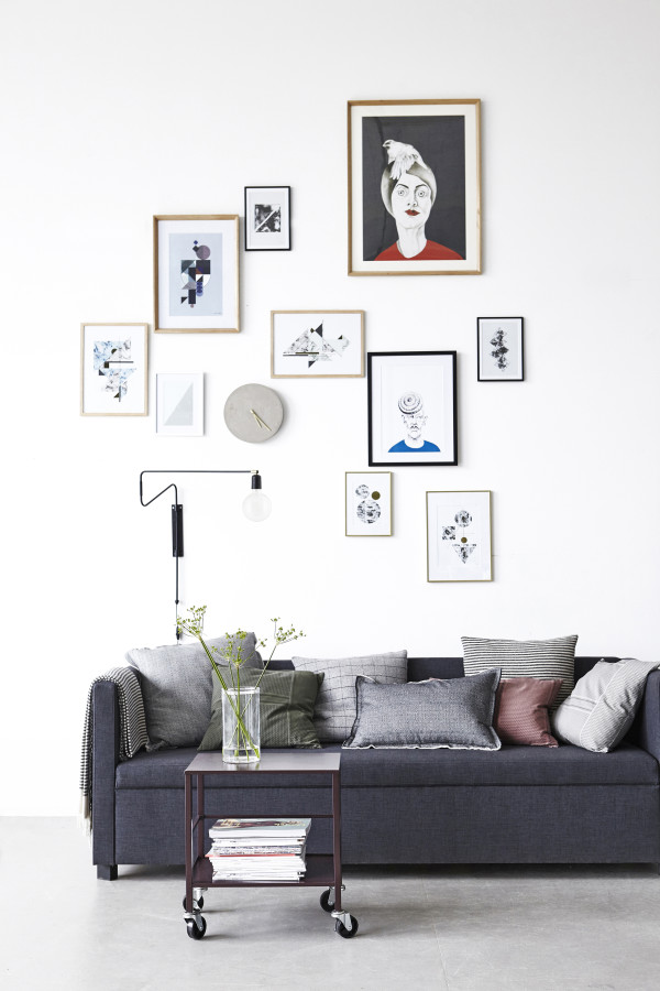 How to style a vignette inspired by Danish brand House Doctor: the gallery wall. 