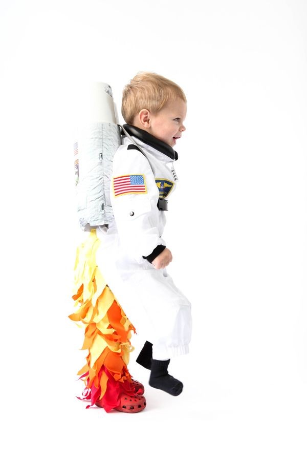 DIY rocket astronaut costume by Oh Happy Day.
