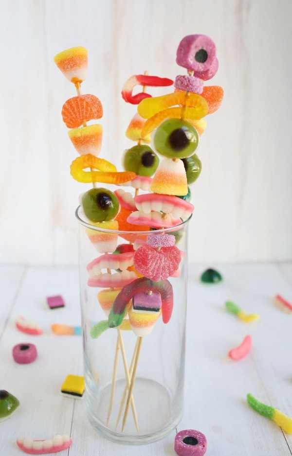 Monster Cocktail Stirrers by A Beautiful Mess.