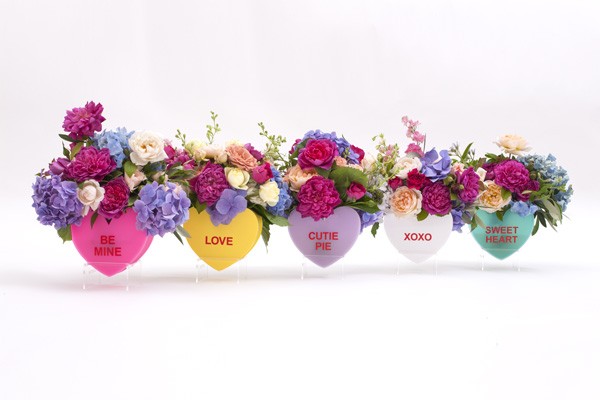 Candy Heart vases by Lovestar, via we-are-scout.com. 