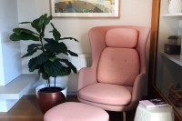 Open for Inspection with Inside Out Gorgeous chair at Lauren and Matt Wilson's Geelong home for Open for Inspection with Inside Out magazine via We-Are-Scout.com.