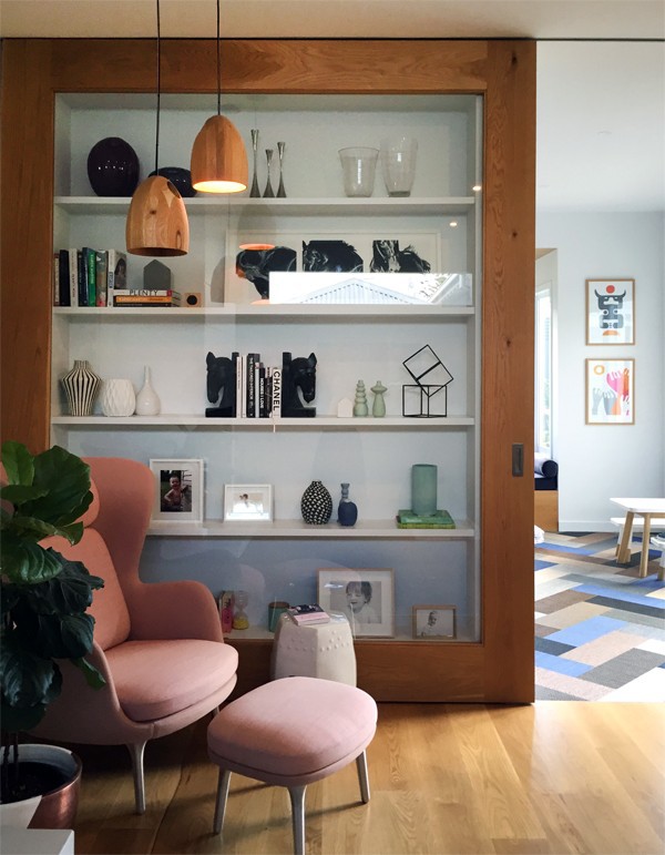 The living room of Lauren and Matt Wilson's Geelong home for Open for Inspection with Inside Out magazine via We-Are-Scout.com.