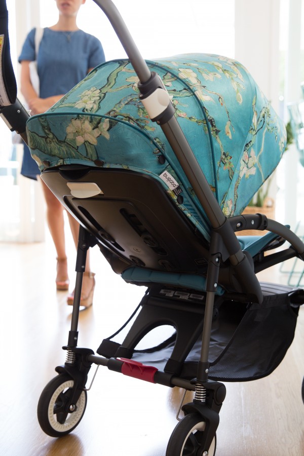Bugaboo Bee 3 + Van Gogh collection stroller at Inside Out Open for Inspection, via we-are-scout.com. 