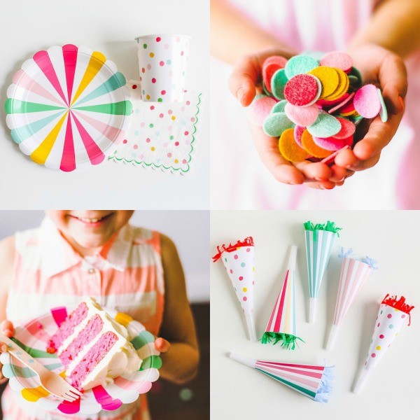 New party ware collection: It's a Party by Sweet Lulu at Lark, via We-Are-Scout.com. 