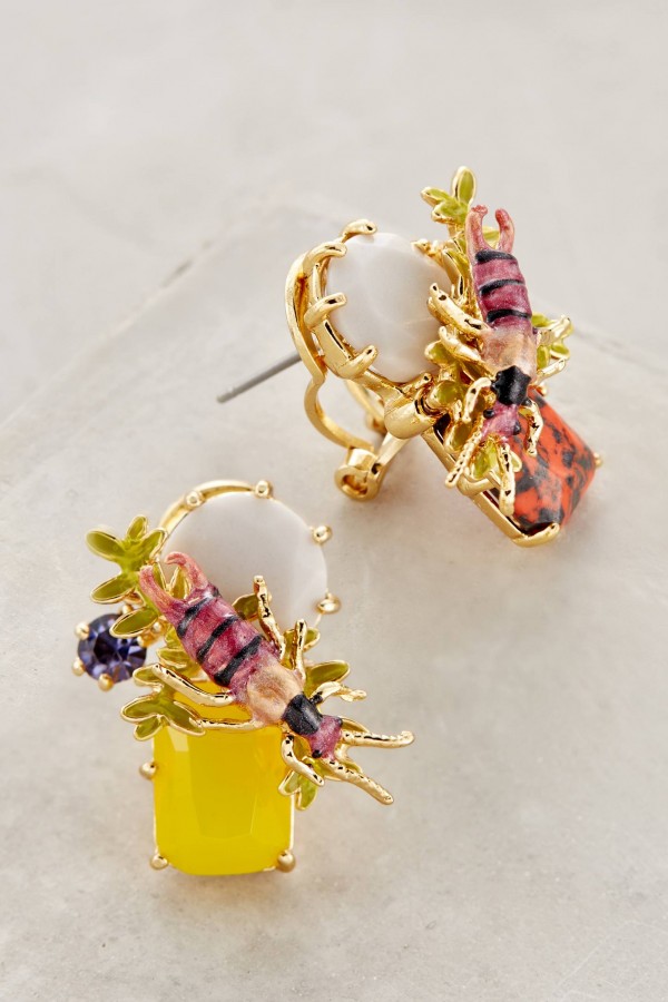 Sunshine Studs by Les Nereides from Anthropologie.