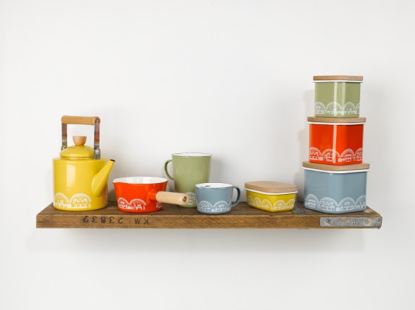 Mini Moderns new enamelware collection.