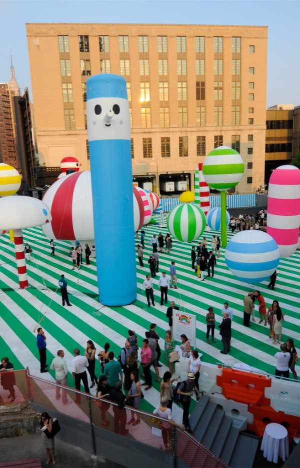 Rainbow City by Friends with You in NYC