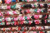 Wee Find: Vintage Moroccan boucherouite rugs MOROCCAN VINTAGE BOUCHEROUITE RUG via We-Are-Scout.com.