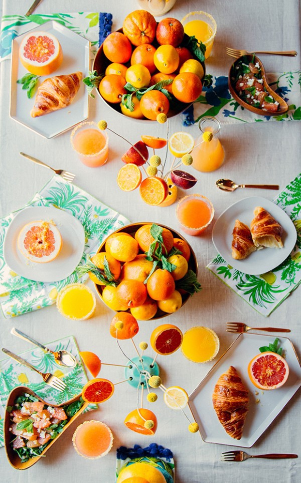 Citrus styling by the Jungalow.